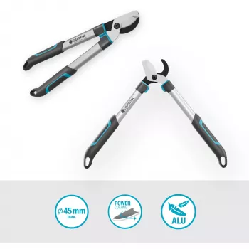 Gardena atzarošanas šķēres EasyCut S pelēks/tirkīzzils 50 cm (12030-88)