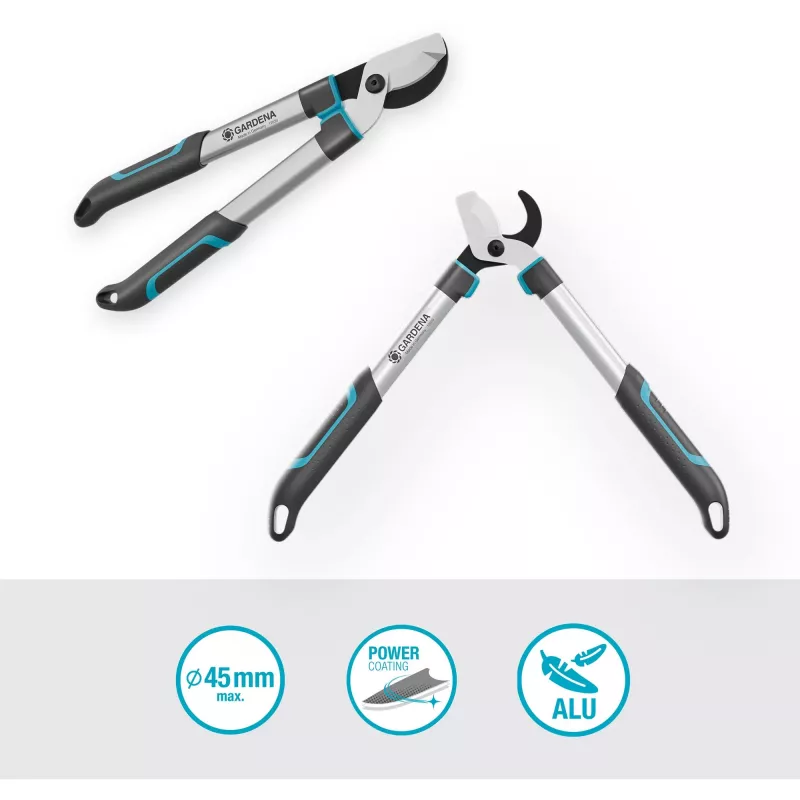 Gardena atzarošanas šķēres EasyCut S pelēks/tirkīzzils 50 cm (12030-88)