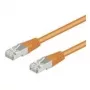 Wentronic Goobay CAT 5e komutācijas kabelis, F/UTP, oranžs, 10 m - CCA vara maisījums (93458)