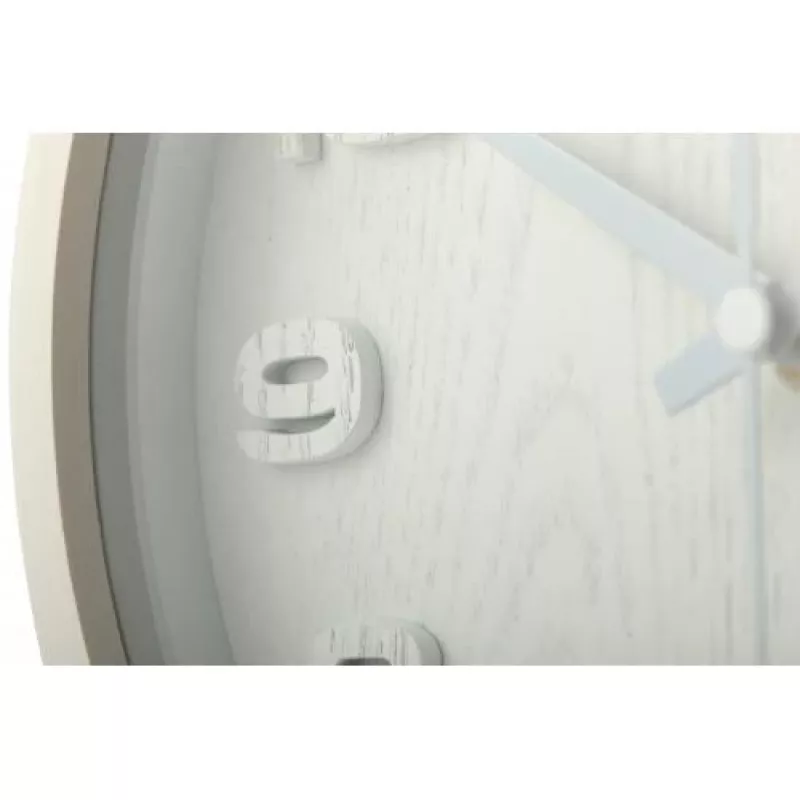 NeXtime klok 5192wi Wood Wood Small 22x20 cm, sienas, balts