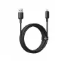 USB lādēšanas kabelis Baseus Silky Series 2.4A 2m — USB barošanas un lādēšanas kabelis
