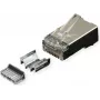 ROLINE RJ45 spraudnis Cat.6A ekranēts+ieliktnis 10 gab. (21.17.3099)