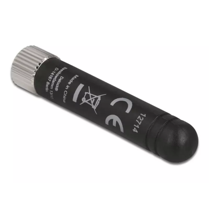 Delock WLAN 802.11 b/g/n antena RP-SMA spraudnis 1,7 - 3,7 dBi melna