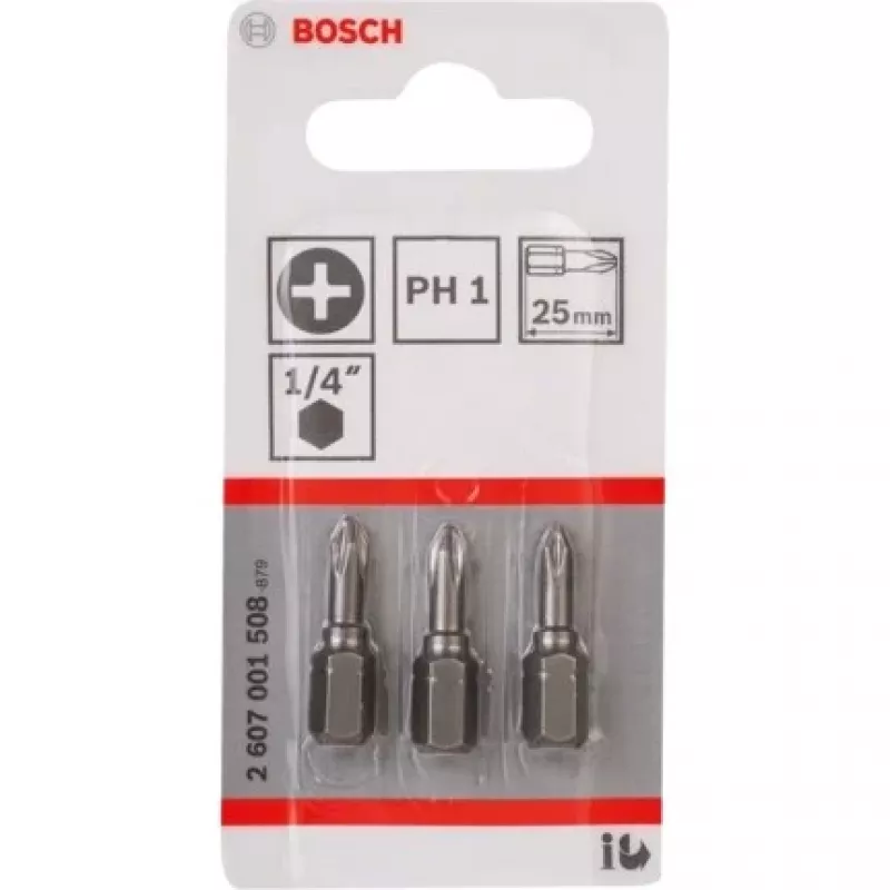Bosch 2 607 001 508 skrūvgrieža uzgalis 3 gab.