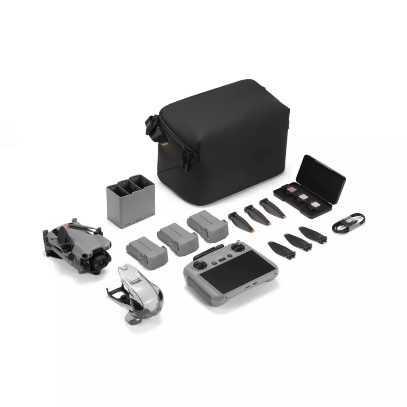 DJI MINI 5 PRO Fly More Combo (RC2) viegls 249g drons ar 50MP sensoru, Lidar, 3x baterijām, tālvadības pults ar ekrānu