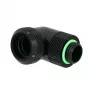 Barrow Multi-Link adapteris TWT90KND-K14 b 90° G1/4 AG uz 14mm AD cietcaurulei grozāms melns