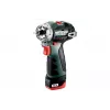 Pistoles roktura urbjmašīna Metabo PowerMaxx BS BL Q, 12 V, 2 Ah, 1500 apgr./min, 900 g