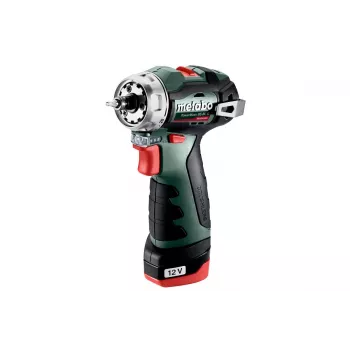 Pistoles roktura urbjmašīna Metabo PowerMaxx BS BL Q, 12 V, 2 Ah, 1500 apgr./min, 900 g