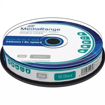 DVD+R DL MediaRange MR466 8,5 GB 10 gab.