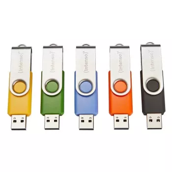 USB zibatmiņa Intenso Basic Line 8 GB USB Type-A 2.0 Melna Zila Zaļa Oranža Dzeltena