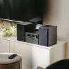 Mini Hi‑Fi stereo sistēma Adler AD 1917 — Bluetooth V5.3, CD/USB/MP3, 2×25W RMS, FM uztvērējs, 4 joslu EQ, AUX, melna
