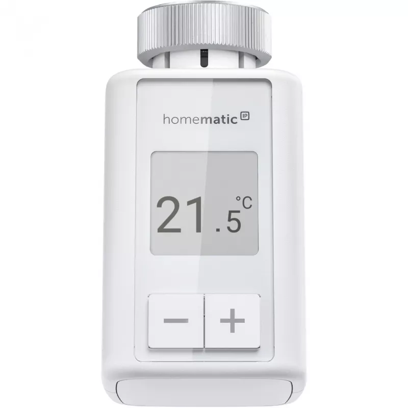 eQ-3 AG Homematic IP HmIP-eTRV-F, Digitālais termostats, Telpa, RF, 869,4 MHz, Balts, M30 x 1,5