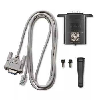 Wi-Fi modulis saules enerģijas invertoram QOLTEC 53963 RS232 — RS232 savienojamība, modelis 53963