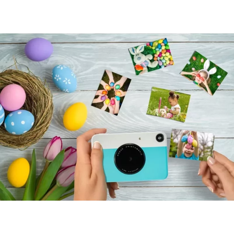 Kodak PRINTOMATIC momentānā drukas kamera, 2x3'', zila