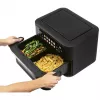 ProfiCook PC-FR 1313 H dubultā karstā gaisa friteris, 10 L, 2400 W, melns/nerūsējošais tērauds