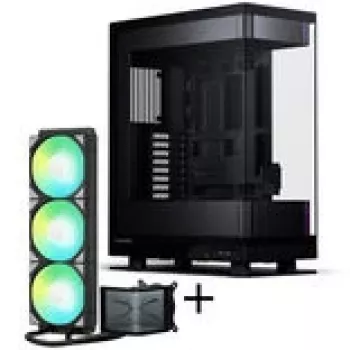 PHANTEKS Evolv X2 + TRYX PANORAMA SE ARGB pilnīga šķidruma dzesēšana - melns, 360mm
