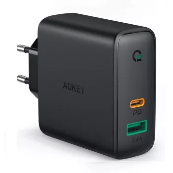 sienas Charger 2xUSB Jauda Delivery (1xUSB A+1xUSB C) 5.4A 30W Dynamic Detect PA-D1