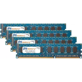 PHS-memory 32GB (4x8GB) RAM atmiņas komplekts priekš Supermicro A+ Server 2022G-URF DDR3 UDIMM ECC 1600MHz PC3-12800E (SP267336)