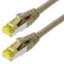 Tīkla kabelis Helos CAT6a S/FTP (PIMF) 0.5m pelēks