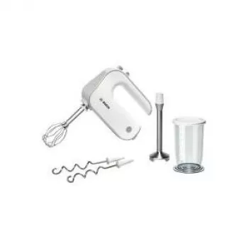Bosch MFQ4070 mikseris Rokas mikseris 500 W Sudraba krāsa, Balta