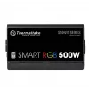 Thermaltake SMART RGB PS-SPR-0500NHSAWE-1 - Barošanas bloks (iekšējais) - ATX12V 2.3 - 80 PLUS - Maiņstrāva 230 V - 500 vati - aktīvā PFC - Melns