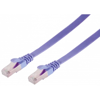 Tīkla kabelis ShiverPeaks BS75511-SL0.5V Violeta 0,5m Cat7 U/FTP