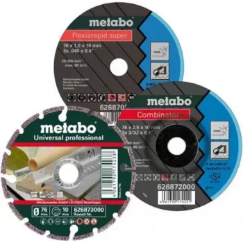 Griešanas disku komplekts Metabo 626879000 — 3 gab., 76 mm diametrs