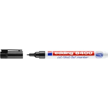 Marķieris ar apaļo uzgali Edding 8400 melns