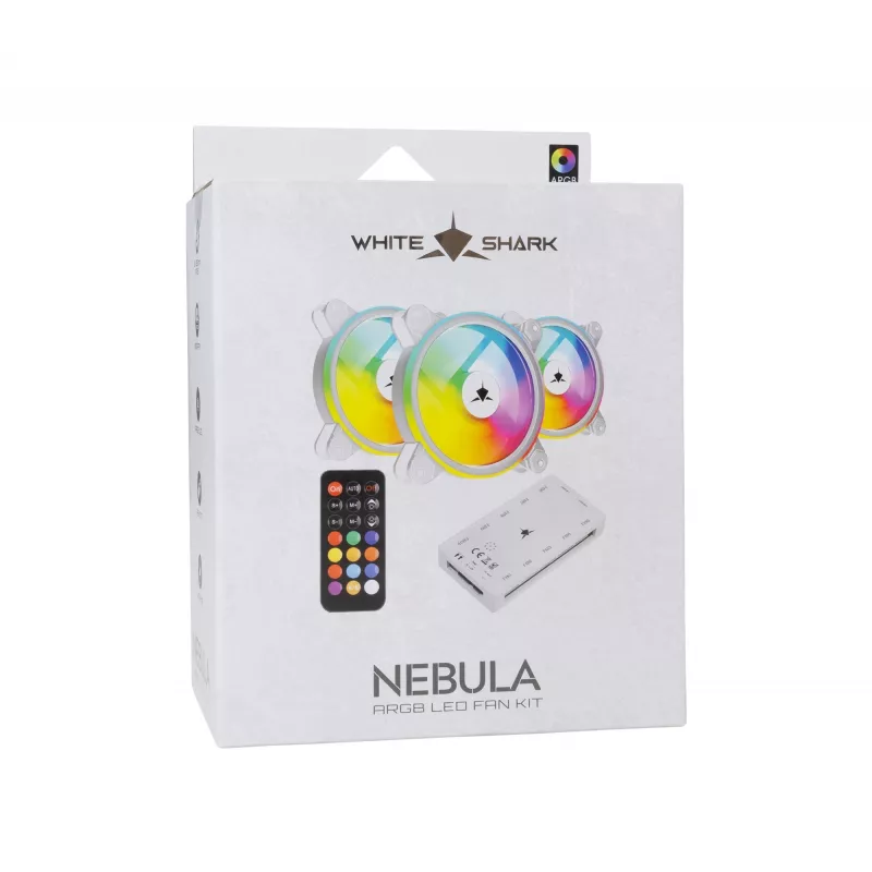 ARGB apgaismojuma komplekts White Shark Nebula-2 5V RGB (modelis NEBULA-2-W)