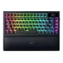 Mehāniska spēļu tastatūra Razer MelnsWidow V4 Pro 75% bezvadu, 4000 Hz aptaujas frekvence, oranža Tactile slēdži