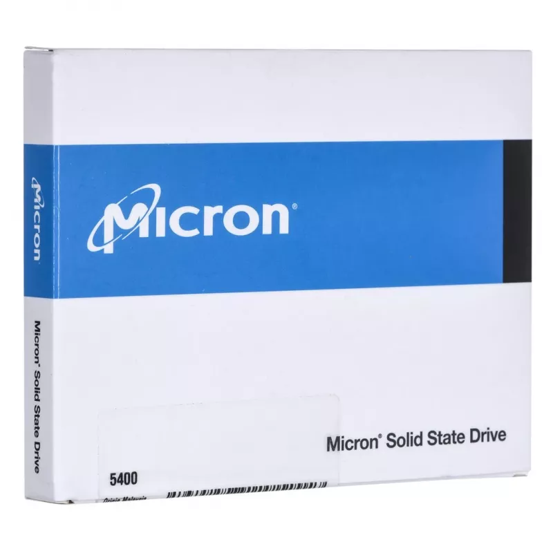 2,5 collu SATA III SSD Micron 5400 PRO 240 GB — 3D TLC NAND, 6 Gbit/s, 7 mm