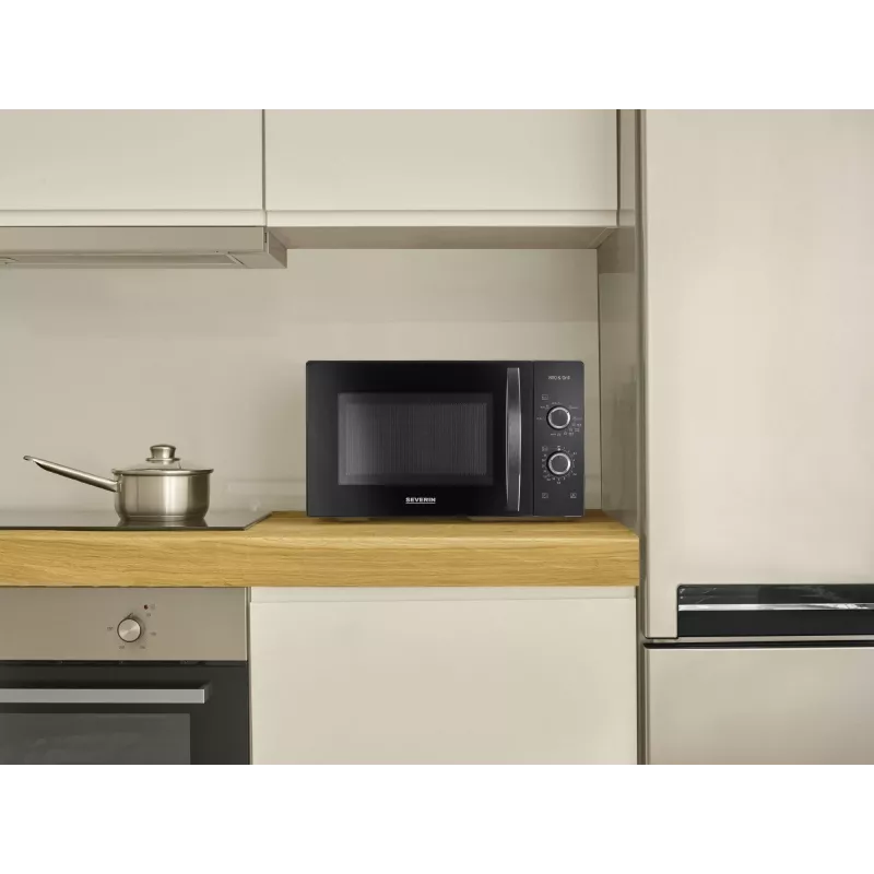 Kombinētā mikroviļņu krāsns Severin MW 7785 25L 800W Melna