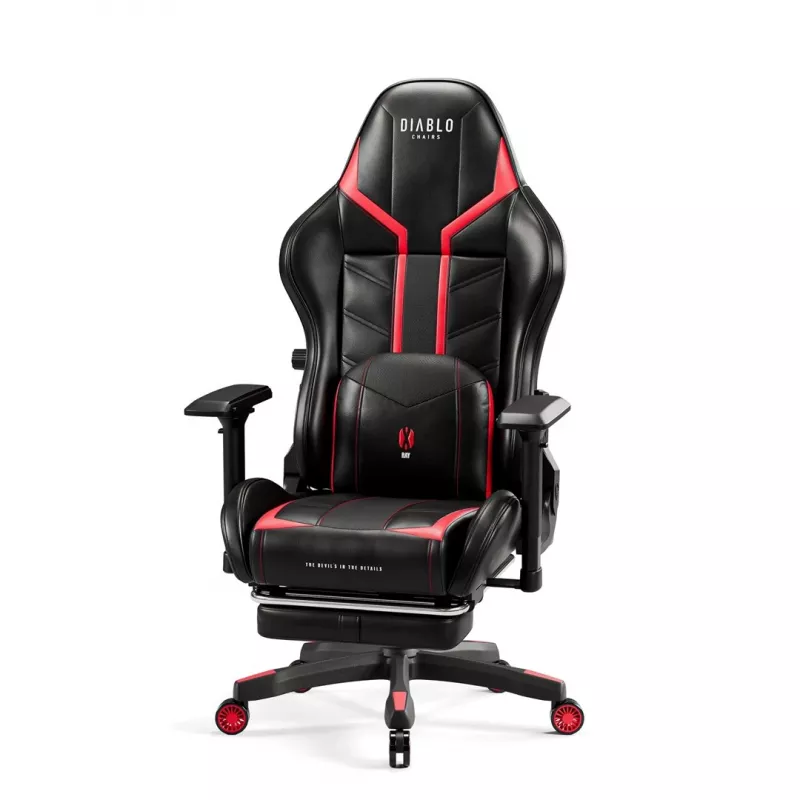 Diablo X-Ray 2.0 Normal Size Gaming chair Melns, Red