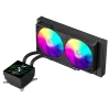 Gamemax CPU šķidruma dzesētājs | GLACIER 240 LCD BK | Intel, AMD