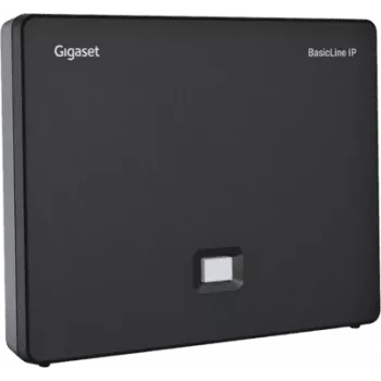 Gigaset BasicLine IP bezvadu DECT tālrunis, VoIP bāze, melns (S30852-H3214-R101)