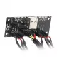 Iekšējais strāvas vads Alphacool 25054 80 m taisni savienotāji