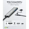 Goobay Slim 4-Port USB-Hub USB-C uz/USB-A 5 Gbit/s - Plug USB 3.2 (76563)