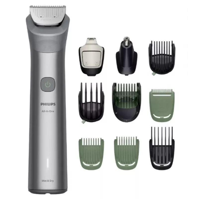 Viss-vienā trimmeris Philips MG5951/15 — 11-in-1, maks. garums 16 mm, 0,5 mm soļi, uzlādējams