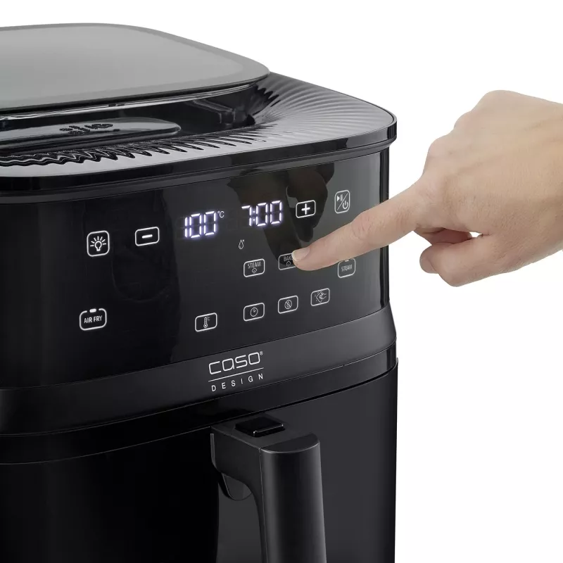 Gaisa fritieris Caso Steam and AirFry 700, 1700 W, 7 L, melns