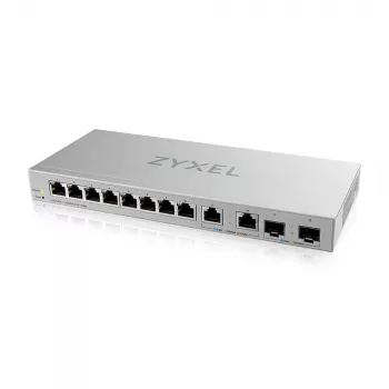 Zyxel XGS1210-12-ZZ0102F tīkla slēdzis, pārvaldāms, Gigabit Ethernet (10/100/1000), pelēks