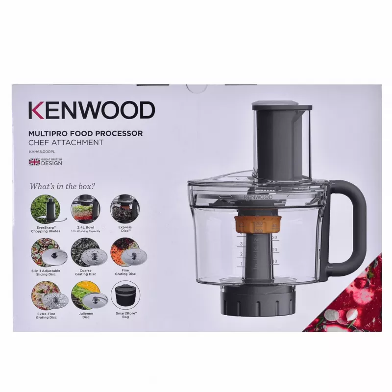 Blendera uzgalis Kenwood KAH65.000PL — 1.2 L bļoda, melna caurspīdīga