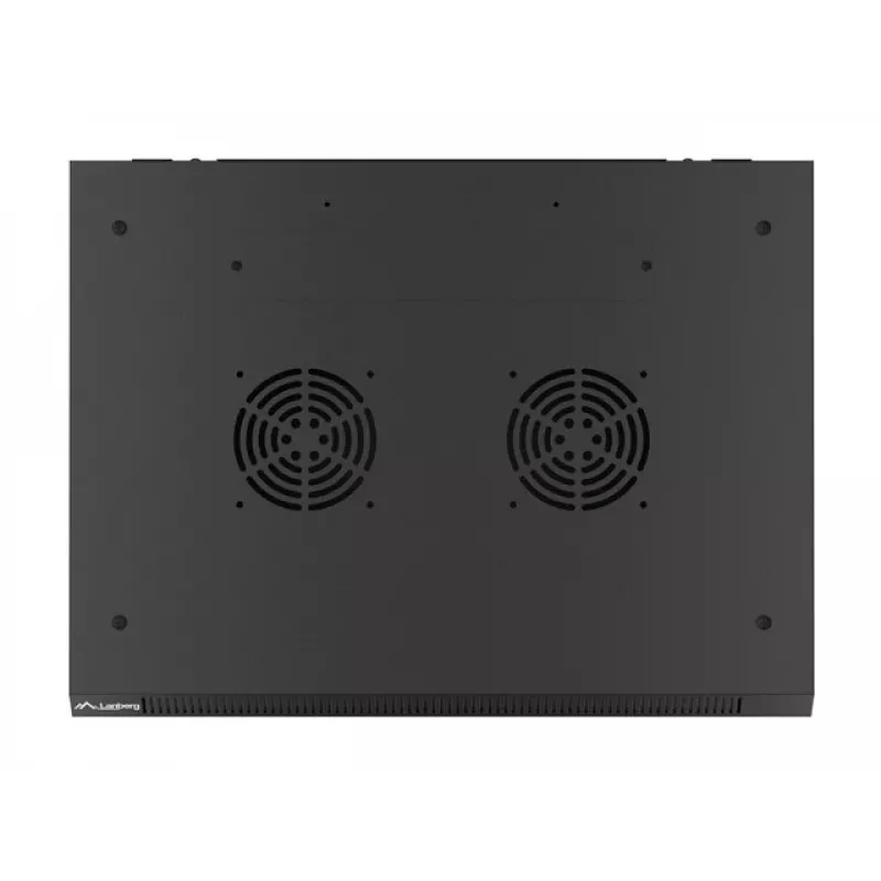 Pie sienas stiprināms plaukts LANBERG WF01-6409-23B 9U, 60 kg, IP20, 600×450×512 mm, melns