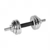 REBEL ACTIVE hromētas regulējamas hanteles futrālī 15 kg ar stieni