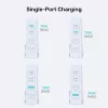 Galda lādētājs Unitek P1228AWH01-EU 70W 2×USB-A 2×USB-C
