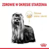 Sausā suņu barība Royal Canin Yorkshire Terrier 8+ 1,5 kg — mājputni, vecāka gadagājuma mazo šķirņu suņiem, 29% olbaltumvielu, 18% tauku