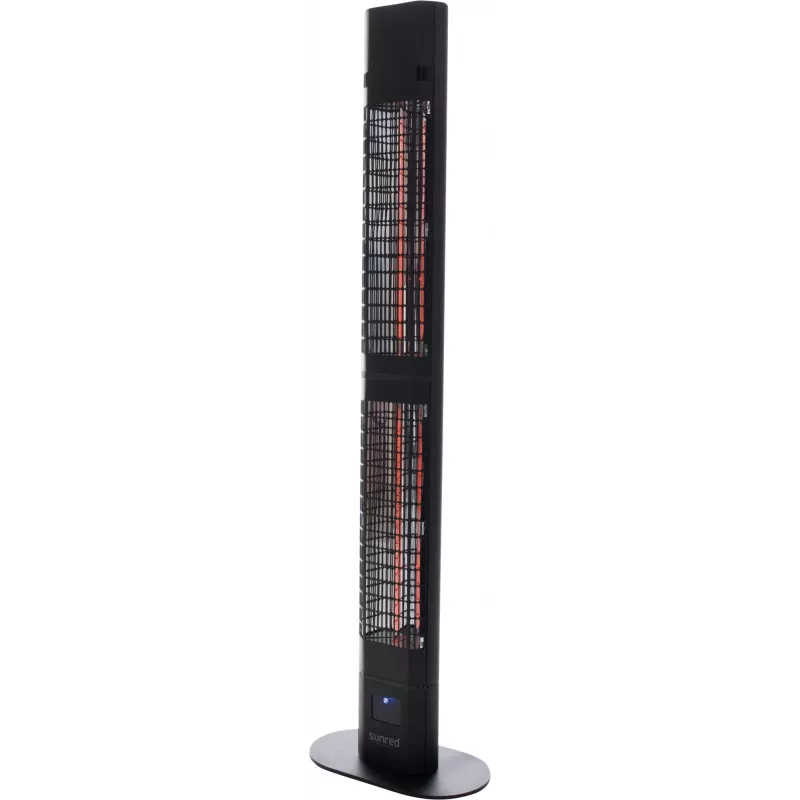 SUNRED | Sildītājs | RD-DARK-3000L, Valencia Dark Lounge | Infrasarkanais | 3000 W | Melns | IP55