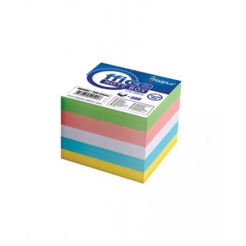 Notes Forpus, 8.5x8.5 cm, Assorti, Not glued (800) 0716-008