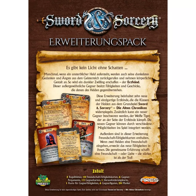 Sword & Sorcery: The Ancient Chronicles - Erzfeinde, galda spēles paplašinājums