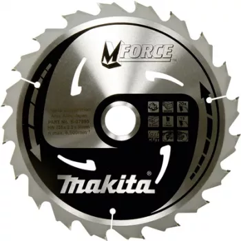 Makita M-Force - ripzāģa asmens - kokam - 165 mm - 24 zobi (B-32007)