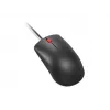 Vadu USB-A pele Lenovo 120 — melna, piemērota abām rokām, 1600 DPI, 3 pogas, 1,5 m kabelis